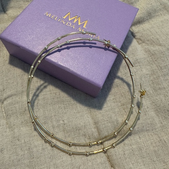 MELINDA MARIA EARRINGS - Picture 3 of 3